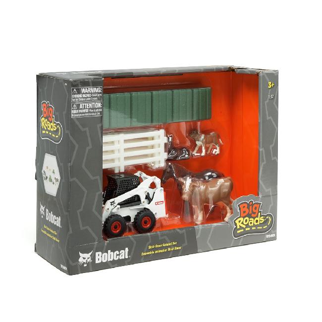 1:32 Bobcat Animal Toy Set