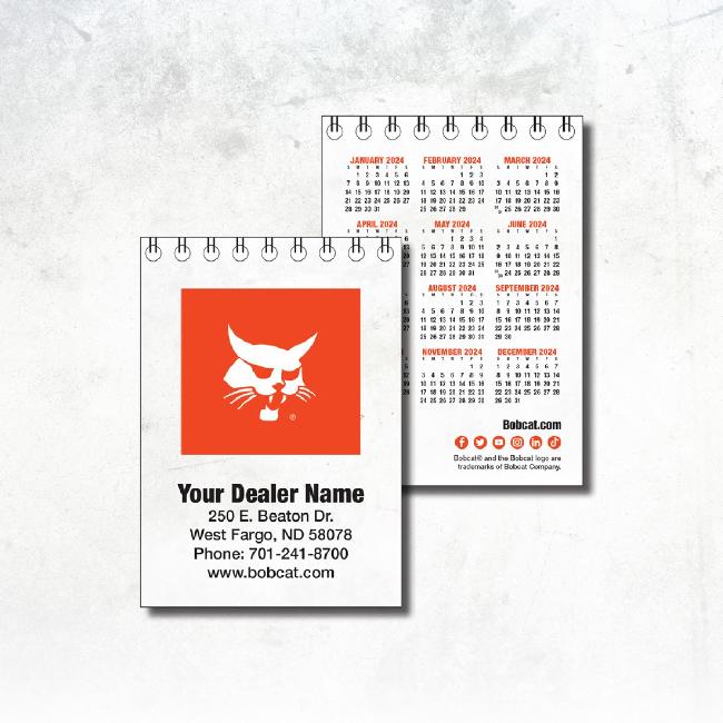 Bobcat 2024 Memo Pad