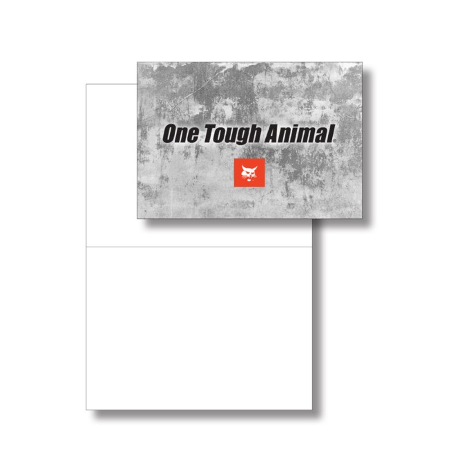 Blank One Tough Animal Note Cards - Bobcat