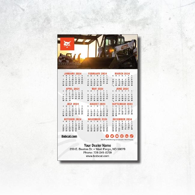 Bobcat 2024 Magnetic Calendar