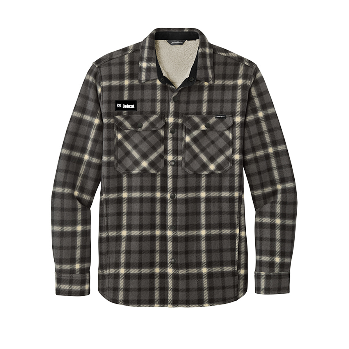 Eddie Bauer Shirt Jacket - Grey Steel/Bone - Bobcat