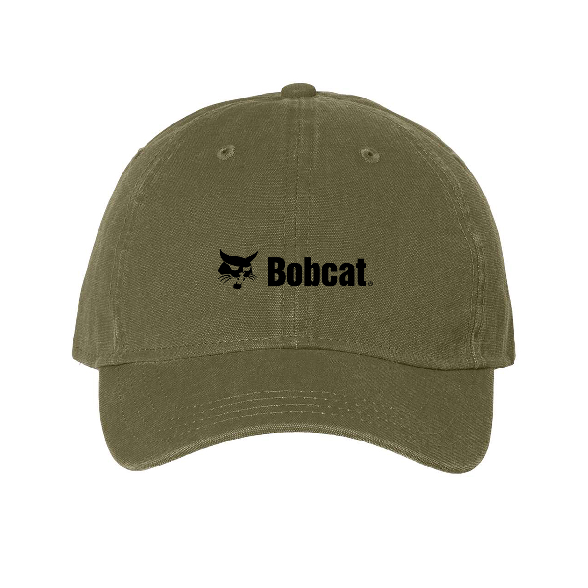 NEW* BOBCAT Equipment *BROWN CANVAS* TRADEMARK LOGO HAT CAP 