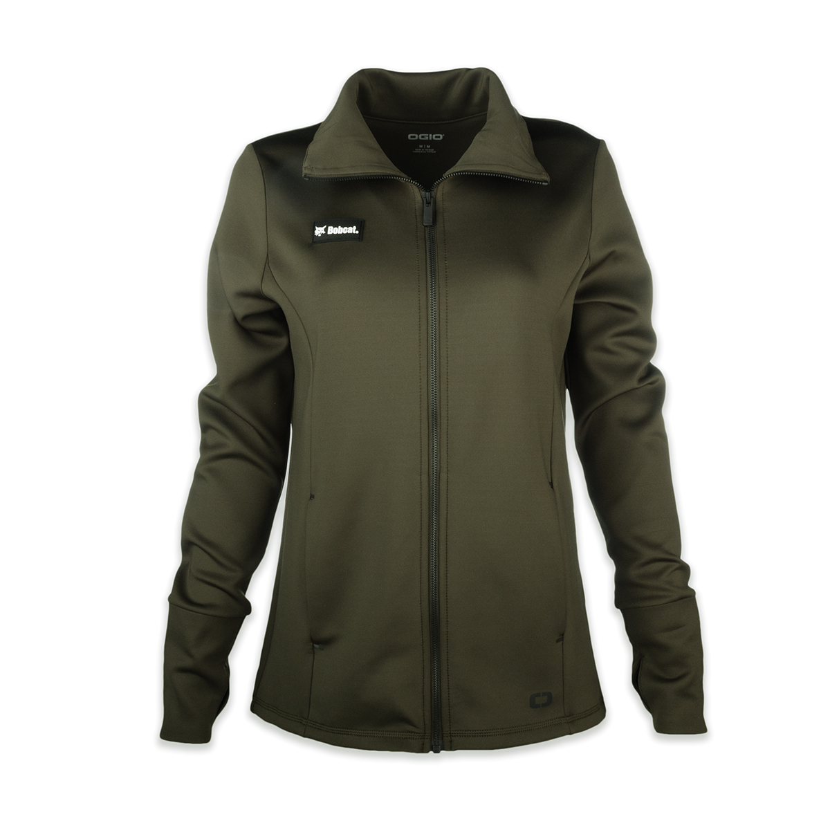 Women's Ogio Cowl Neck Jacket - Bobcat