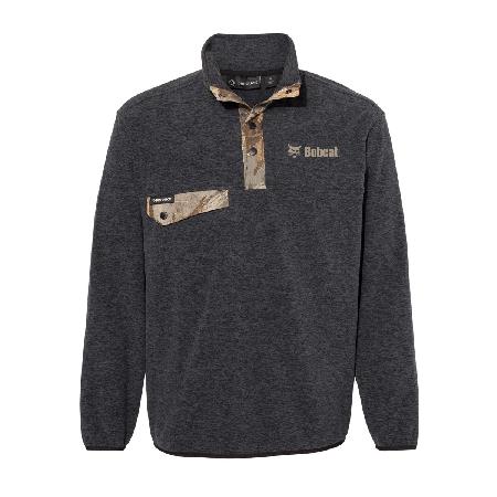 Men's Dri Duck Denali Pullover - Charcoal Realree Xtra