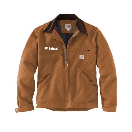 Men's Carhartt Duck Detroit Jacket - Brown