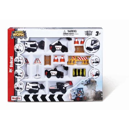 Bobcat Mini Work Machines Toy Play Set