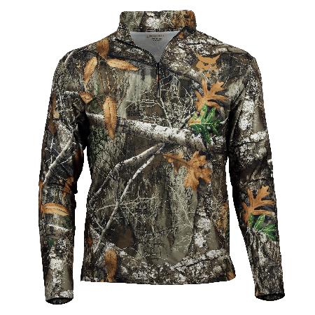 Camo Quarter Zip - Realtree Edge