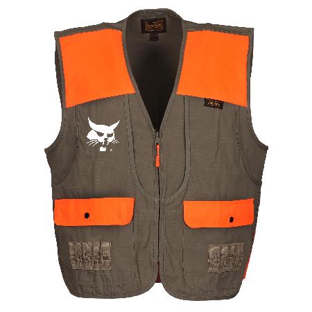 Upland Vest - Khaki/Blaze Orange