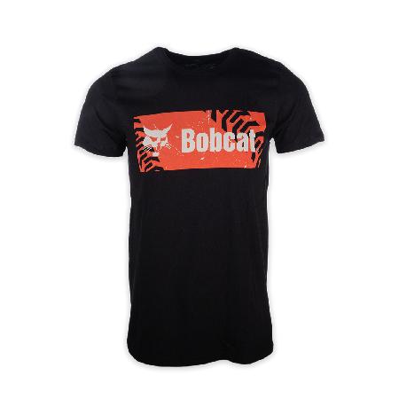 Bobcat Tee - Black w/Orange track box