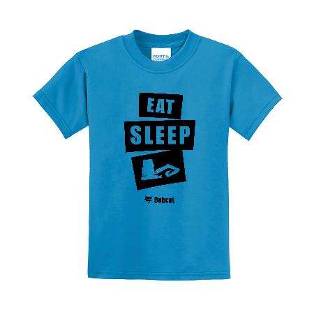 Youth Eat Sleep Bobcat T-Shirt