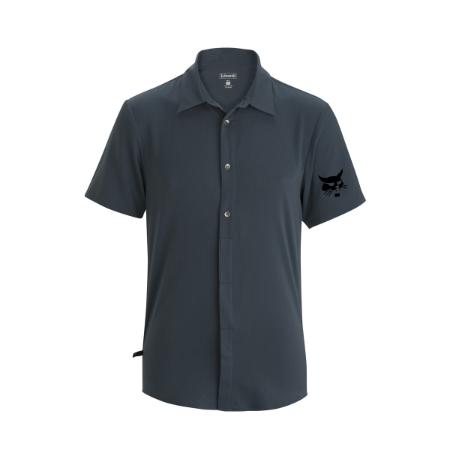 Mens Stripe Camp Shirt