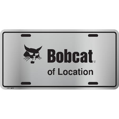 Aluminum License Plate with Dealer Location